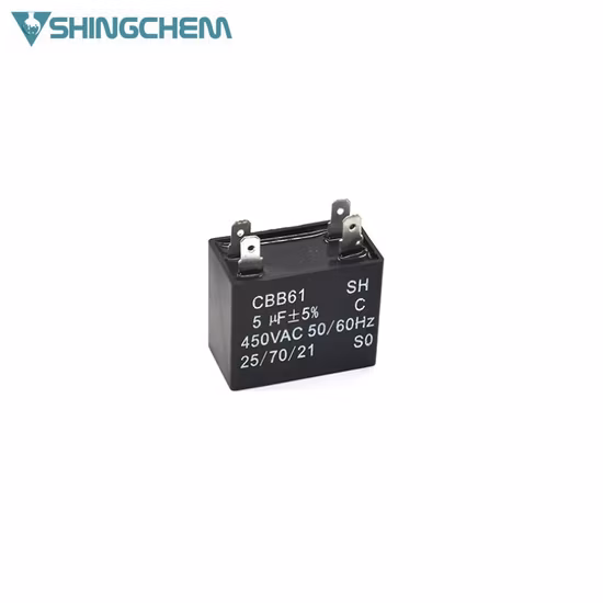 Cbb65 Star Brand Motor Run Capacitor Vegetable Oil 50UF 450V